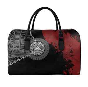 SEH NIKAO SPORTS อุปกรณ์เสริมแฟชั่น กระเป๋าดัฟเฟิลดีไซน์เก๋ กระเป๋าสะพายไหล่ความจุขนาดใหญ่ หนังแท้ กิจกรรมกลางแจ้ง - Product Image 3