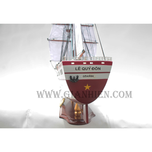 LE QUY DON BATEAUX EN BOIS MODÈLE/VIETNAM GRANDS BATEAUX/ARTISANAT DE HAUTE QUALITÉ POUR LA DÉCORATION - Product Image 6