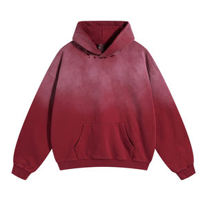 Última llegada algodón mezclado lavado ácido sudaderas con capucha para adultos nuevo estilo de ropa de calle algodón mezclado más vendido lavado ácido sudaderas con capucha - Product Image 1