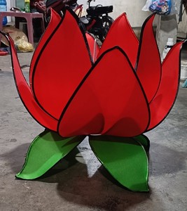 Linterna Colgante de Seda con Forma de Loto al por Mayor para Decoración del Festival de Acción de Gracias, Logotipo Personalizado Disponible, Nuevo Diseño - Product Image 1