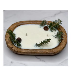 Tazón de masa de madera Soporte de vela Portavelas de masa Fragancia Paulownia Usado y hogar Sala de estar Decorar - Product Image 4