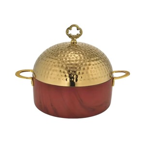 Cazuela de madera y metal de color y forma de tamaño personalizado más vendidos, olla caliente de lujo moderna árabe - Product Image 4