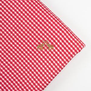 Nouvel arrivage : Tissu doux 100 % coton imprimé à la main au bloc, motif à carreaux carrés, idéal pour la confection de vêtements d'été - Product Image 3