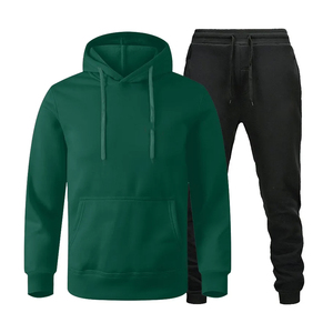 Chándal Deportivo de Invierno Personalizado de Alta Calidad con Capucha, Diseño 2 en 1, Estampado Informal, Grueso y Elegante para Correr - Product Image 2