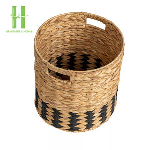 Cestas de algas marinas vintage Cesta de almacenamiento de mimbre Diseño OEM para exteriores Color y dimensión personalizados hechos a mano de Vietnam - Product Image 2