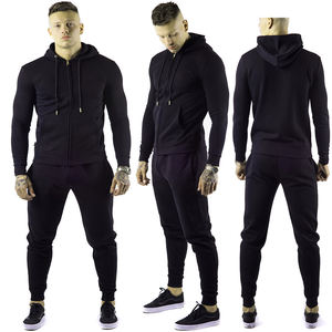 Nouveauté, survêtement pour homme, design uni, lavage à l'acide, coupe ample et ajustée, logo personnalisé, fabrication directe d'usine, survêtement pour homme - Product Image 4