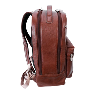 Customized Brown Vintage Distressed Genuine <b>Leather</b> <b>Laptop</b> <b>Backpack</b> Waterproof Breathable Design 20-35L Capacity Zipper Closure - Product Image 4