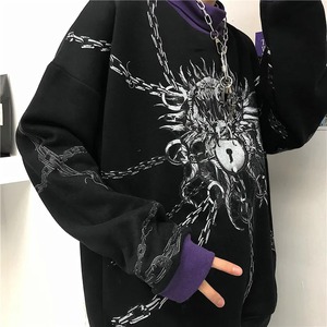 Suéter estilo oscuro niños y niñas amante impreso Sudadera con capucha Top hombres mujeres últimas sudaderas con capucha 2024 último estilo - Product Image 2