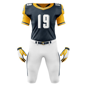 Ensemble de maillots de football à manches courtes sublimés personnalisés, respirant, léger, séchage rapide, tissu 100% polyester, entraînement - Product Image 1