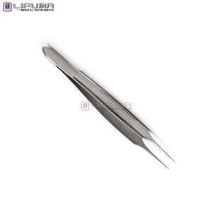 Pinzas de Sutura Tubingen, Pinzas de Sutura TUBINGEN de 9.5 CM, Puntas Delicadas de 0.5 MM, Instrumentos Médicos Quirúrgicos, Microcirugía, Oftalmología - Product Image 5