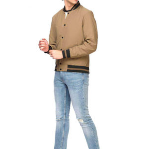 Chaqueta de bombardero para hombre de etiqueta privada cómoda y transpirable para uso en exteriores al mejor precio - Product Image 3