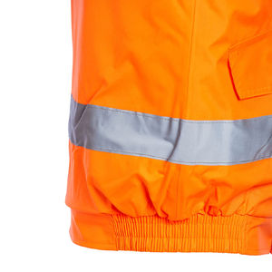 Chaqueta de Trabajo de Seguridad Impermeable de Alta Visibilidad Naranja Black Rock, ANSI Clase 2, para Hombre y Mujer, Logotipo Personalizable, Reflectante, OEM - Product Image 4
