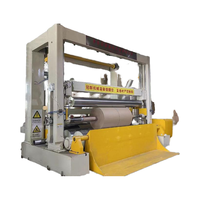 Machine de découpe et de rembobinage automatique haute vitesse pour papier en bobines géantes, avec composants moteur essentiels pour la découpe et le rembobinage de rouleaux