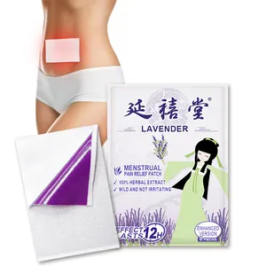 Chinese Herbal Lavender Essential Oil Menstrual Pain Relief Patch Period Pain Patch Heat Patch For Period Pain