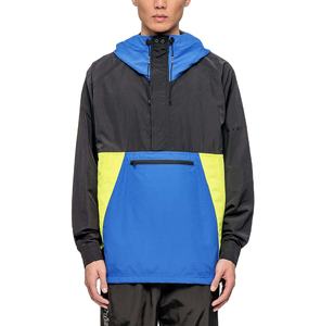 Chaqueta Cortavientos de Nailon Arrugado de Alta Calidad, Chaqueta Impermeable para Ropa Urbana, Decoración con Bordado, Chaqueta Anorak Ligera - Product Image 1