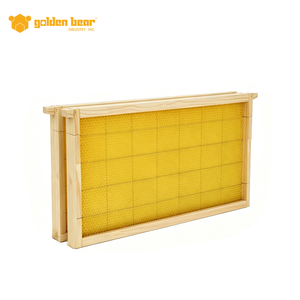Marcos de Madera para Colmenas Langstroth con Lámina de Cera Amarilla Previamente Encuadernada, Equipo de Apicultura - Product Image 2