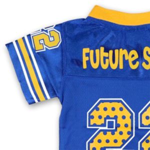 Maillot de football pour enfants SGR-Royal | 100% Polyester Sigma Gamma Rho Youth Jersey Boucliers et patchs de broderie | Vêtements de sororité - Product Image 4