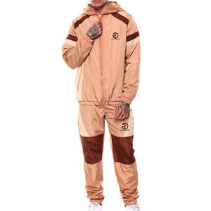 High Quality Custom Logo <b>Men's</b> Streetwear Windbreaker Plus Size Waterproof <b>Shorts</b> Set New Design Tracksuits with <b>Zip</b> up Closure - Product Image 1