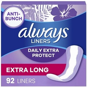 Always Anti-Bunch Xtra Protection, Toallas Sanitarias Diarias, Largas, Sin Perfume, 108 Unidades - Product Image 4