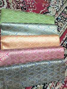 Tela de seda de lujo, textil de fibra natural de capullos, patrón impreso de textura suave, tela de seda al por mayor 100% hecha en la India - Product Image 6