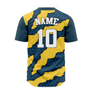 Maillots de baseball personnalisés de haute qualité, à séchage rapide, imprimés, broderie, vêtements de baseball unis pour hommes - Product Image 2