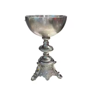 Maceta de Metal con Acabado Dorado para Decoración de Bodas, Floreros Decorativos para Mesa de Hogar y Oficina, Decoración Impex - Product Image 5