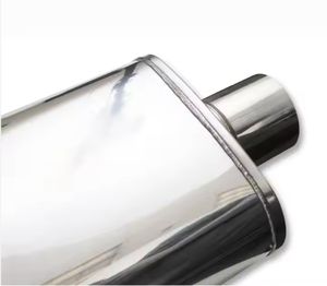 Approvisionnement d'usine Accessoires de système d'échappement automatique à haut débit personnalisés Silencieux d'échappement universel en acier inoxydable 409 Flowmaster - Product Image 5