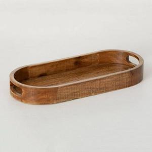 Plateau de service en bois pour une utilisation conviviale pour les personnes âgées, conçu pour la stabilité, le confort et une manipulation facile - Product Image 1