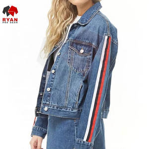 Veste en jean pour femmes, qualité supérieure, OEM ODM, veste en jean en coton pour la vente en gros - Product Image 2