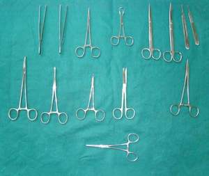 Kit chirurgical médical avec instruments en acier inoxydable Zarnab Modèle ZS-8893 Stérilisé Certifié CE Classe I Source d'alimentation manuelle - Product Image 6