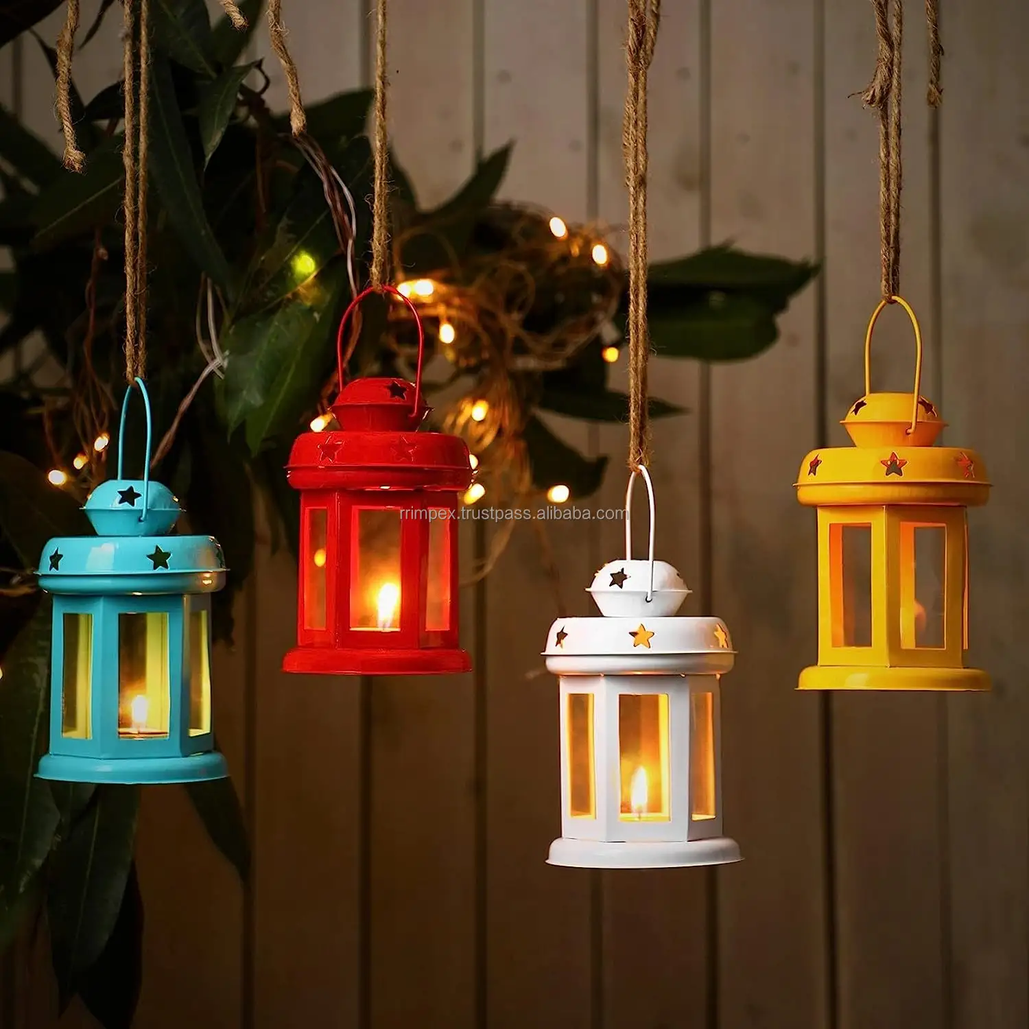 Handmade Candle Lantern Holder Metal decorative indian Manufacturer HighQuality Gold Red White Black Blue Yellow Finished Lights