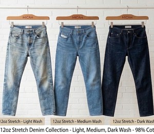 Jeans Rectos para Hombre, Transpirables, Estilo Urbano, 100% Algodón, Impermeables, Tallas Grandes, Pantalones Vaqueros, Marca Personalizada Micah Corp - Product Image 5