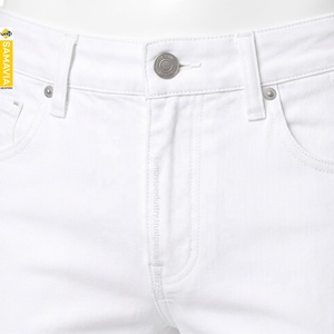 SAMAVIA Jeans de Mezclilla de Algodón Blanco para Hombre, Tela Elástica de Primera Calidad, Fabricante Mayorista OEM ODM - Product Image 5