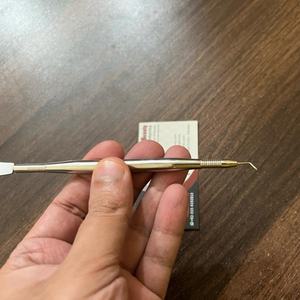 Outil de levage de cils en forme de Y réutilisable personnalisable peigne permanent de cils en acier inoxydable durable couleur argent argenté - Product Image 3