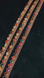 เข็มกลัดปักลูกไม้ที่ซับซ้อนสง่างามสำหรับตกแต่งเสื้อผ้าและเครื่องประดับแฟชั่น - Product Image 3