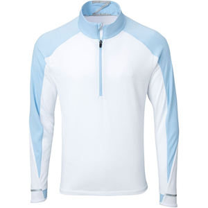 Pull à col Logo personnalisé Sports de plein air Pull en polyester spandex avec motif solide Fournisseur - Product Image 2