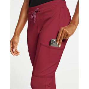 Ensemble de blouses médicales de qualité supérieure, bleu marine, polyester doux, col en V, avec plusieurs poches et ajustement confortable pour une utilisation clinique et hospitalière - Product Image 5