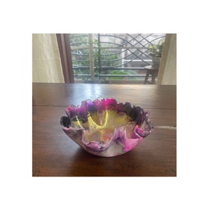 Tazón de resina hecho a mano con diseño de inspiración natural, excelente opción de regalo, accesorio de comedor de cocina funcional y elegante único - Product Image 2