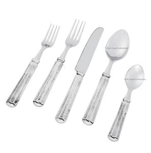 Juego de Cubiertos de Acero Inoxidable de Lujo Moderno, Estilo de Tendencia, Mango Forjado a Mano, Chapado en Oro, Juego de Cubiertos para Bodas, Hogar y Restaurante - Product Image 2