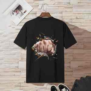 Camiseta con Gráfico Personalizado |   Cantidad mínima de pedido 1 |   180G 100% Algodón |   Impresión DTF |   Camiseta con Envío desde EE. UU. - Product Image 2