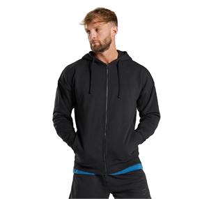 Sweats à capuche d'entraînement Us avec fermeture éclair pour hommes, sweats à capuche avec fermeture éclair en coton molleton doux, broderie personnalisée, sweats à capuche d'entraînement pour hommes - Product Image 1