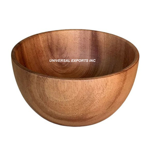 Bol à chocolat vintage en bois bol sucré fait à la main de qualité supérieure classique élégant fantaisie nouveau bol à salade en bois - Product Image 3