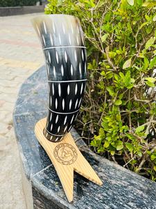 Gran oferta, artesanías naturales de calidad superior, soporte de cuerno para beber vikingo antiguo, estilo Animal tallado, precio al por mayor ecológico - Product Image 3