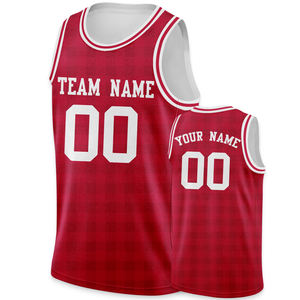 Maillot de basket rétro personnalisé pour homme, à séchage rapide, respirant, en maille, style vintage, en sergé, pour l'été, taille XL et plus, imprimé - Product Image 1