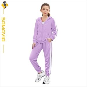 ชุดกีฬาสำหรับเด็กผู้ชายเด็กผู้หญิงมีฮู้ด - Product Image 5