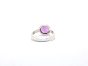 Top qualité mode en gros bague en argent Sterling 925 violet améthyste bague en pierres précieuses bijoux en argent personnalisés aux prix d'usine - Product Image 6