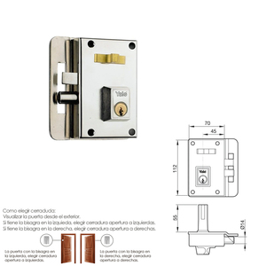 กุญแจ Yale 10-hn/ ซ้าย - Product Image 2