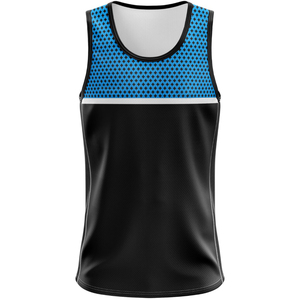 Top Trending Custom Men's Singlets Material transpirable con diseño informal sin mangas Nueva llegada Sublimation Print Singlets - Product Image 1