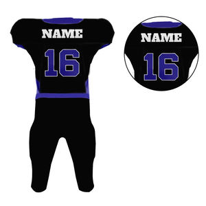 Uniforme de football en polyester personnalisé Tops de football américain Maillot de football américain pour hommes - Product Image 4