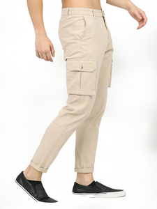 Meilleures ventes Taille haute Pantalon de survêtement décontracté pour hommes Logo personnalisé Poignets décoratifs Fabriqué en usine avec ODM Services - Product Image 2